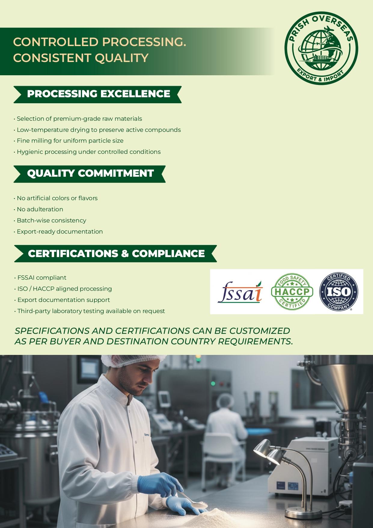 Controlled processing